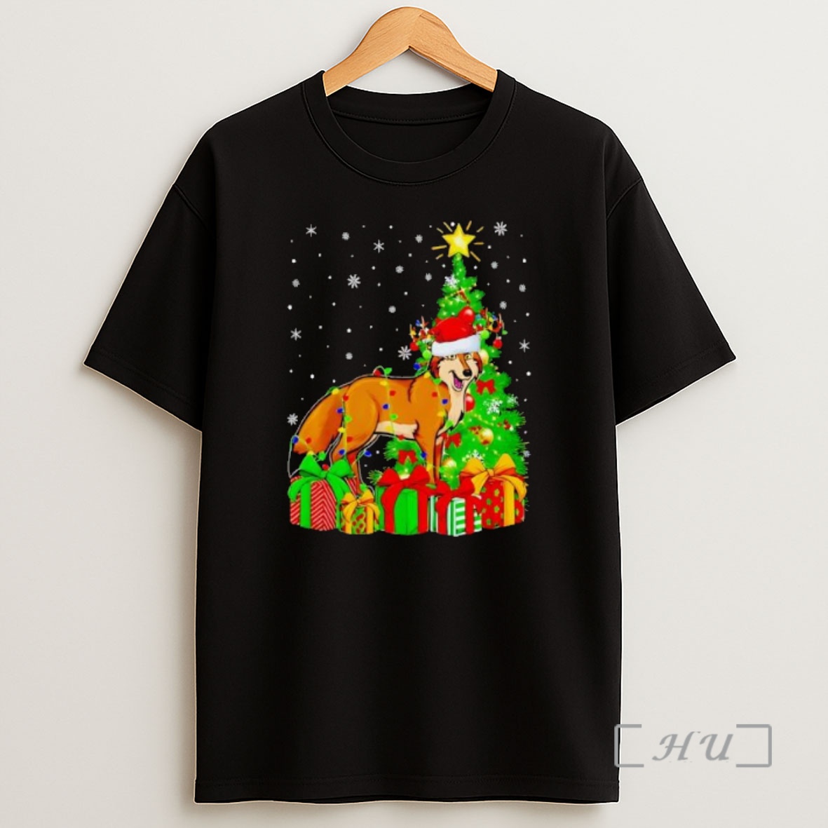 Officials Coyote Xmas Holiday Santa Coyote Christmas Tree Premium Shirt Sweatshirt Tee