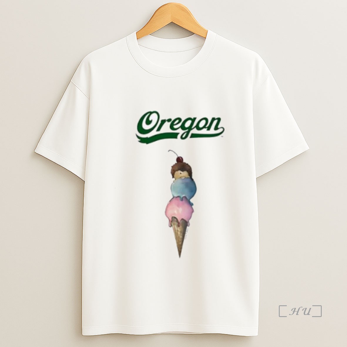 Officials Cream Oregon Ducks Triple Scoop Premium Shirt Sweatshirt Tee