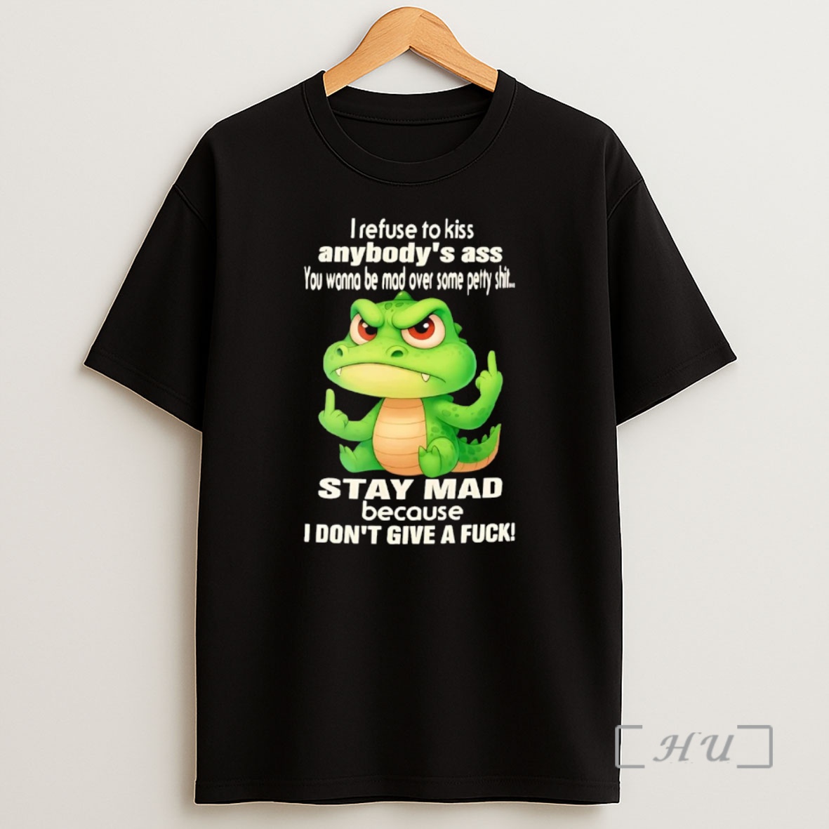 Officials Crocodile I Refuse To Kiss Anybodys Ass Premium Shirt Sweatshirt Tee