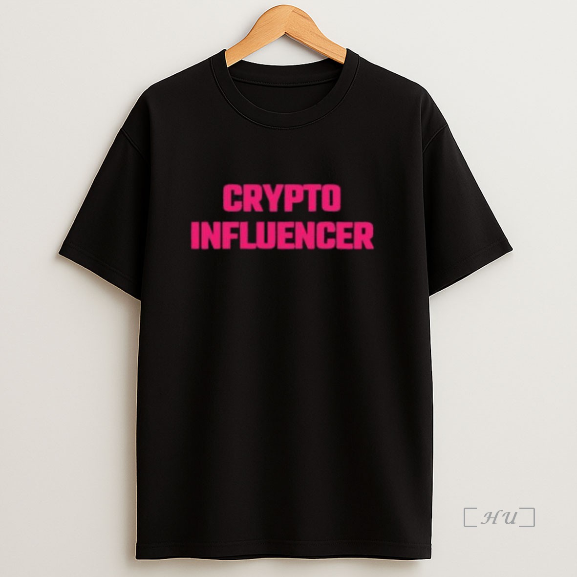 Officials Crypto Influencer Pink Text Premium Shirt Sweatshirt Tee