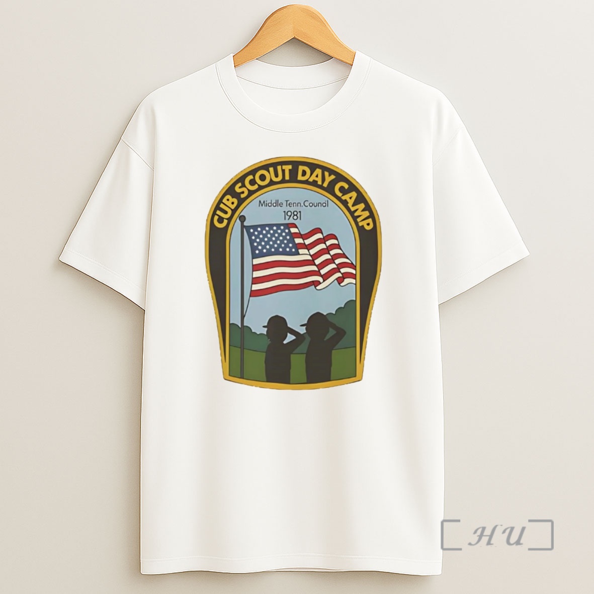 Officials Cub Scout Day Camp Middle Tenn Council 1981 Premium Shirt Sweatshirt Tee