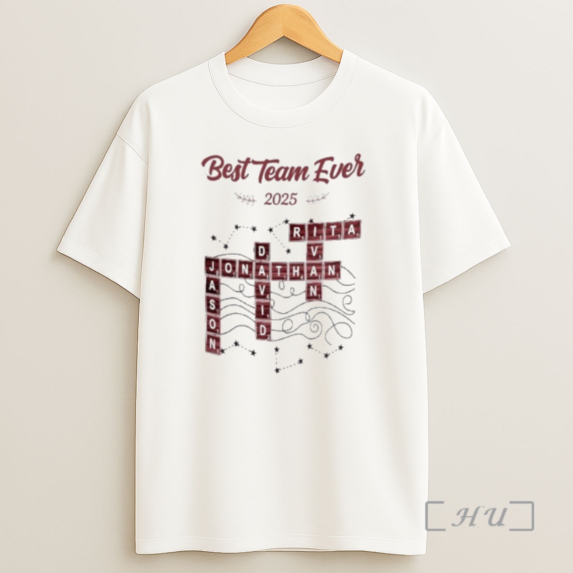 Officials Custom Best Team Ever Scrabble Premium Shirt Sweatshirt Tee
