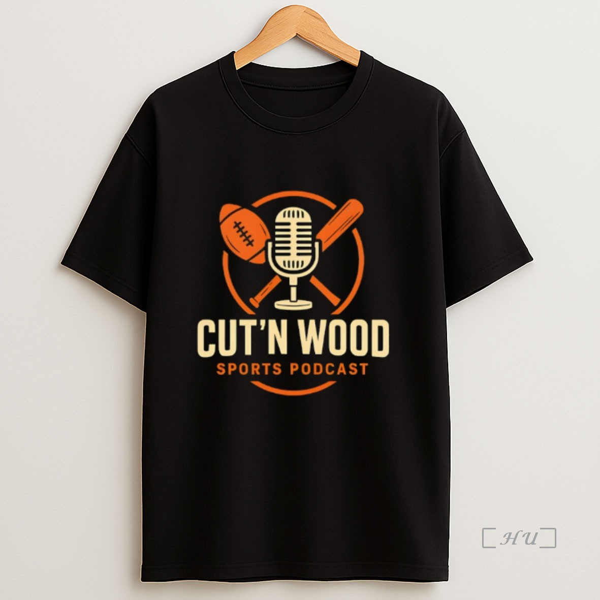 Officials Cutn Wood Sports Podcast Micro Football And Baseball Bat Premium Shirt Sweatshirt Tee