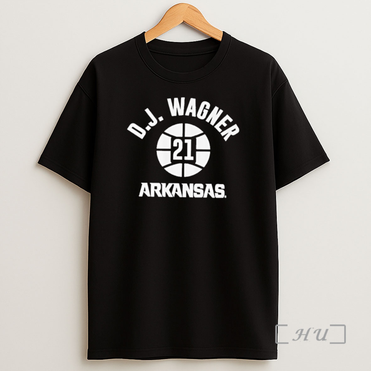 Officials D J Wagner Arkansas Razorbacks Nba Name Number Ball Premium Shirt Sweatshirt Tee