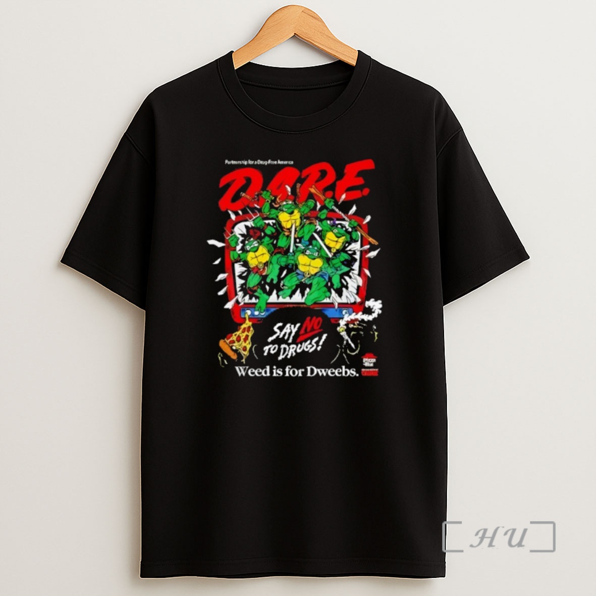 Officials Dare Say No To Drugs Ninja Turtles Premium Shirt Sweatshirt Tee