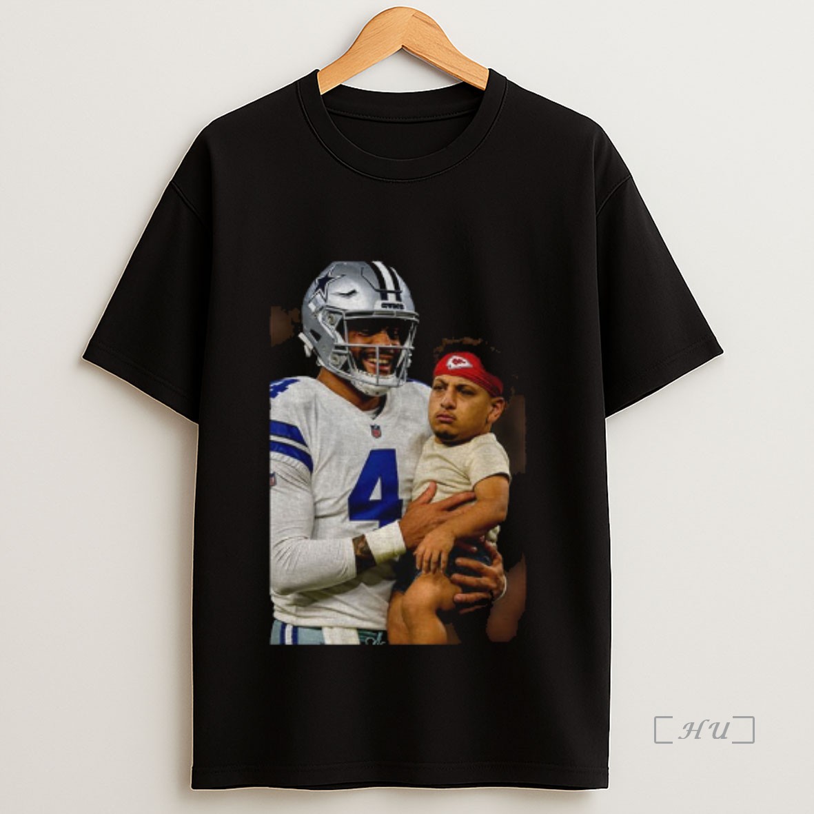 Officials Dak Prescott Dallas Cowboys Carry Patrick Mahomes Baby Kansas City Chiefs Nfl Football Meme Premium Shirt Sweatshirt Tee