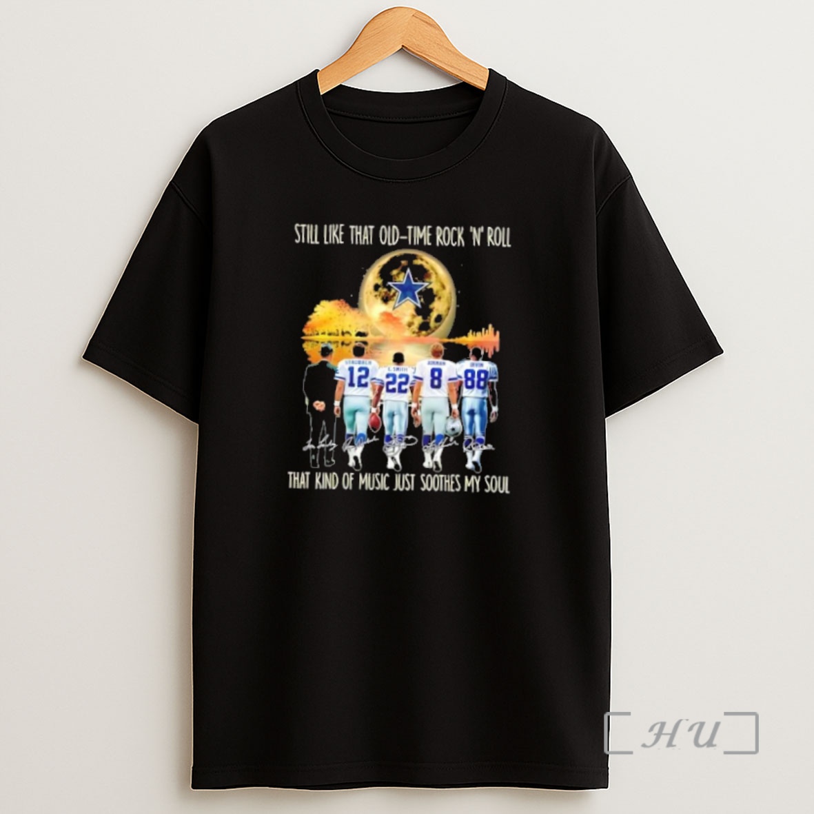 Officials Dallas Cowboys Staubach And Legends Still Like That Old Tome Rock N Roll That Kind Of Music Just Soothes My Soul Premium Shirt Sweatshirt Tee