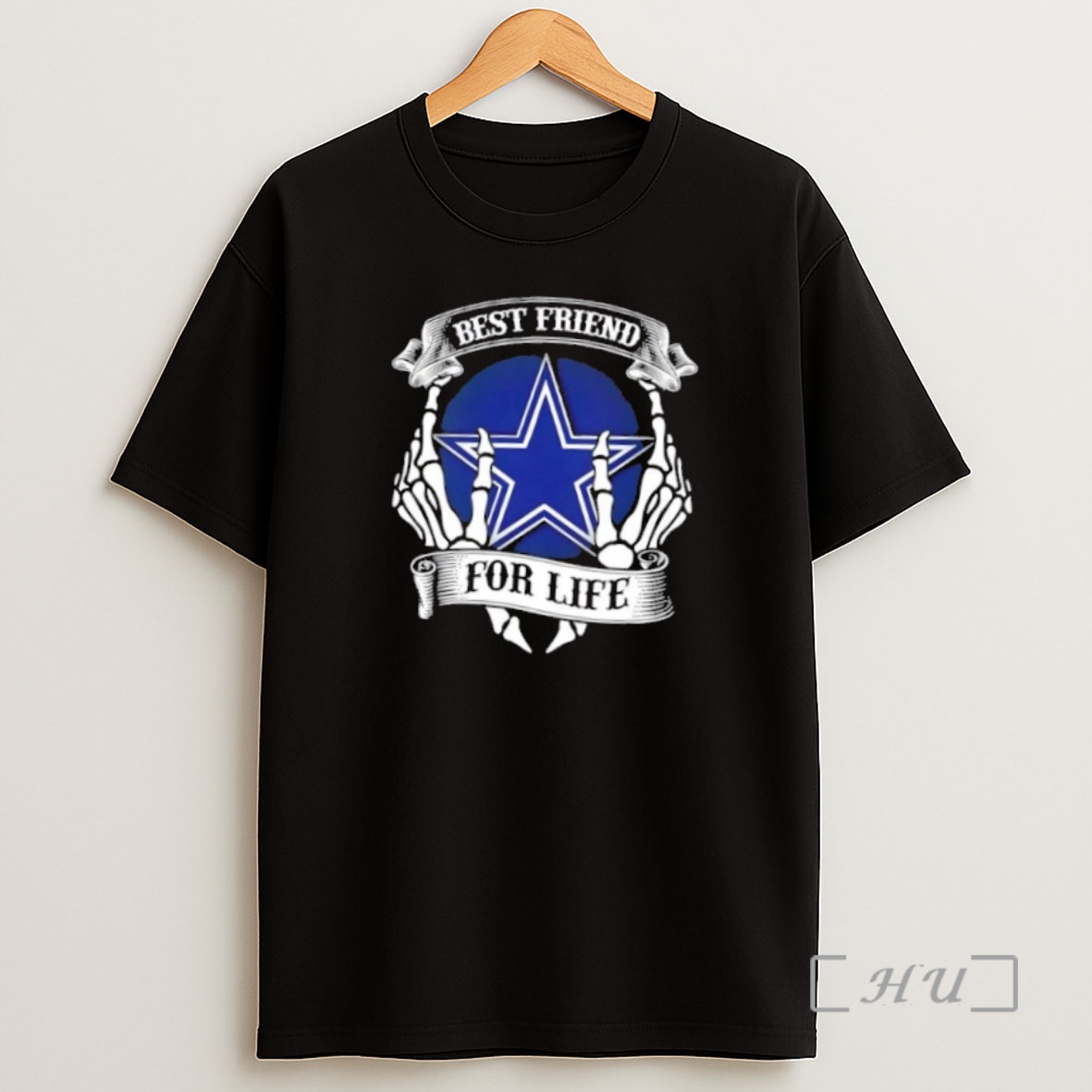 Officials Dallas Cowboys Football Best Friend For Life Hands Bones Premium Shirt Sweatshirt Tee