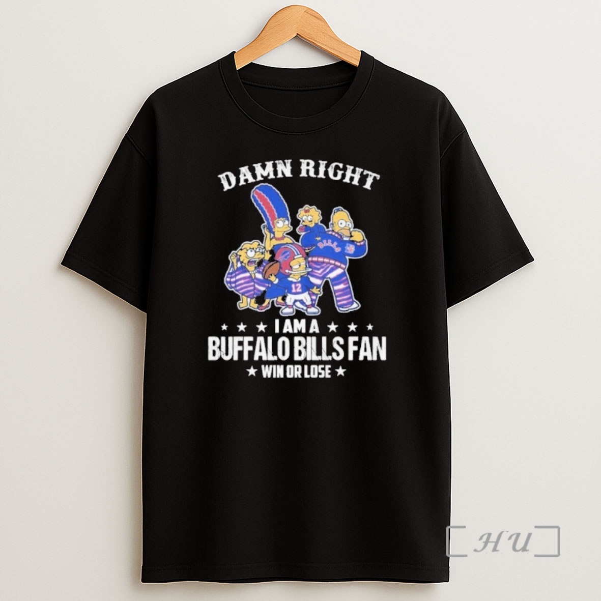 Officials Damn Right The Simpson I Am A Buffalo Bills Fan Win Or Lose Premium Shirt Sweatshirt Tee
