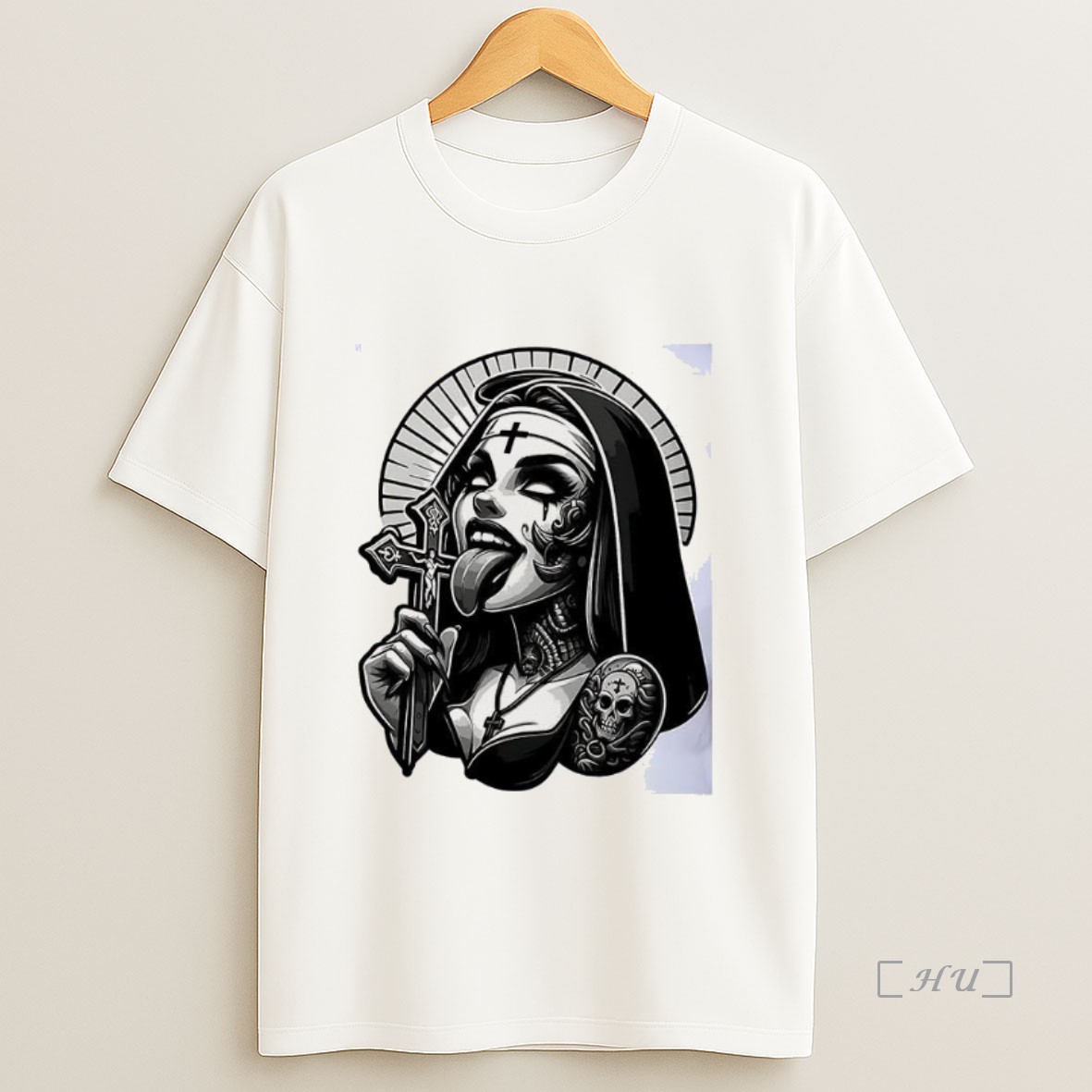 Officials Dark Evil Nun Licking The Cross Premium Shirt Sweatshirt Tee