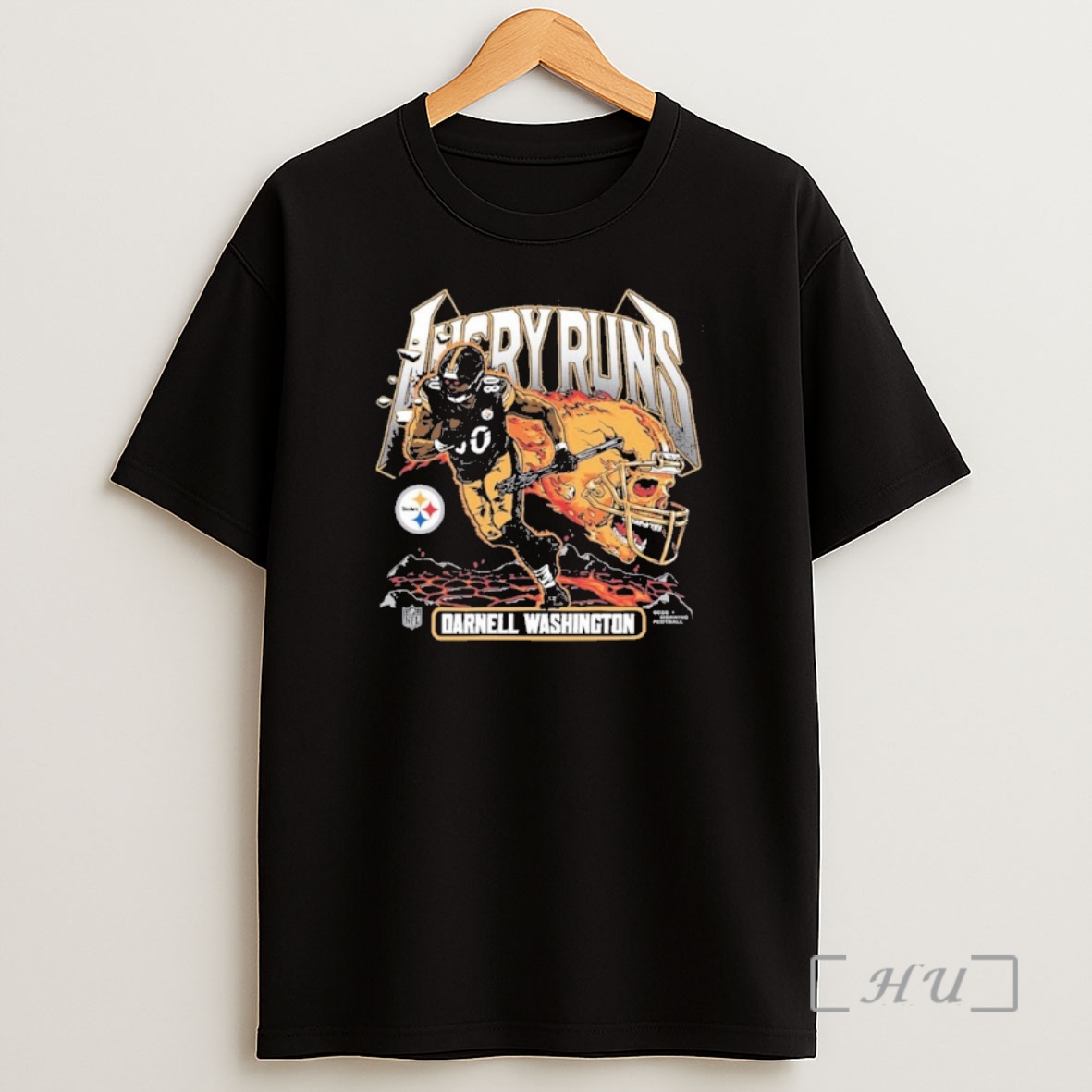 Officials Darnell Washington Pittsburgh Steelers Angry Runs Player Premium Shirt Sweatshirt Tee