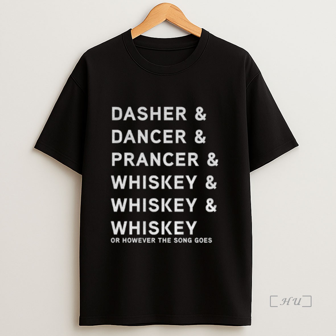 Officials Dasher Dancer Prancer And Whiskey Or However The Song Goes Premium Shirt Sweatshirt Tee