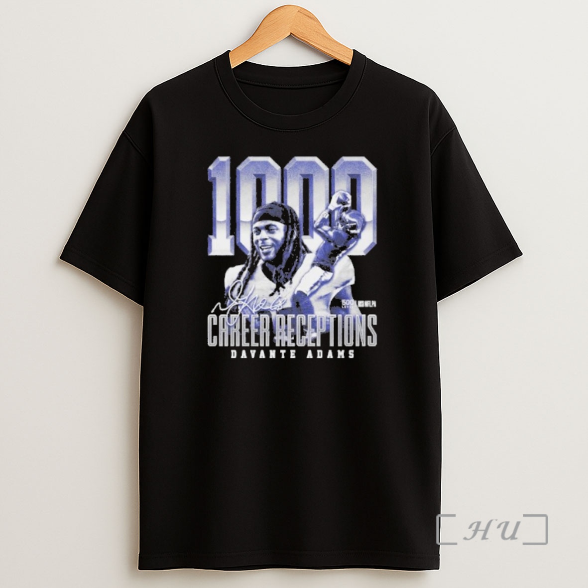 Officials Davante Adams Los Angeles Rams 1000 Career Receptions Premium Shirt Sweatshirt Tee