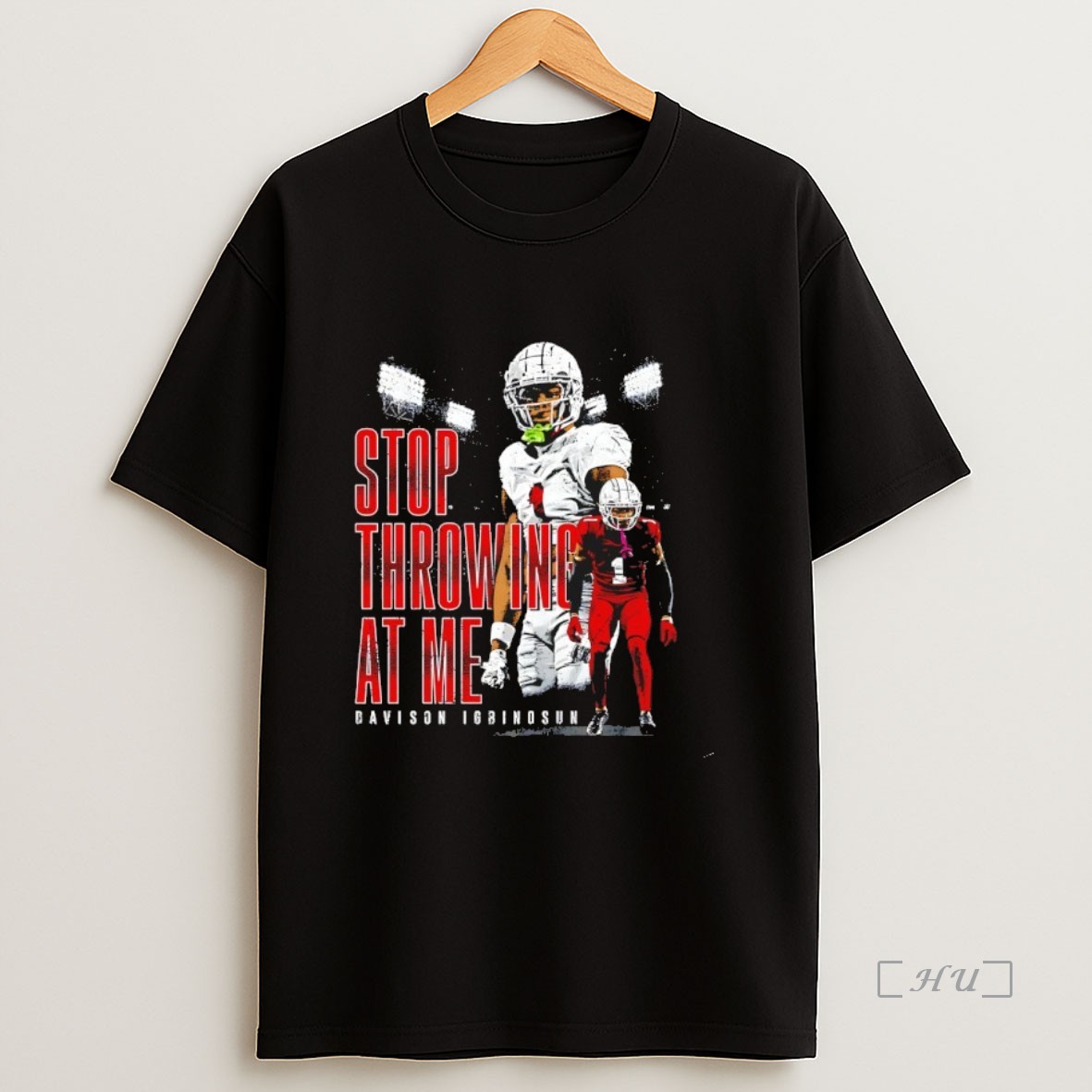Officials Davison Igbinosun Ohio State Buckeyes Stop Throwing At Me Premium Shirt Sweatshirt Tee