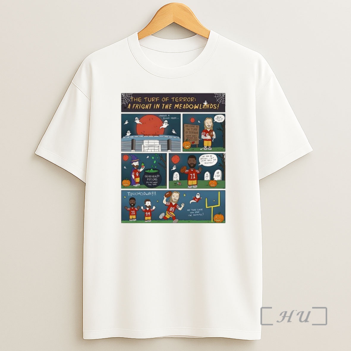 Officials Day 47 The Turf Of Terror A Fright In The Meadowlands Comic Halloween Premium Shirt Sweatshirt Tee