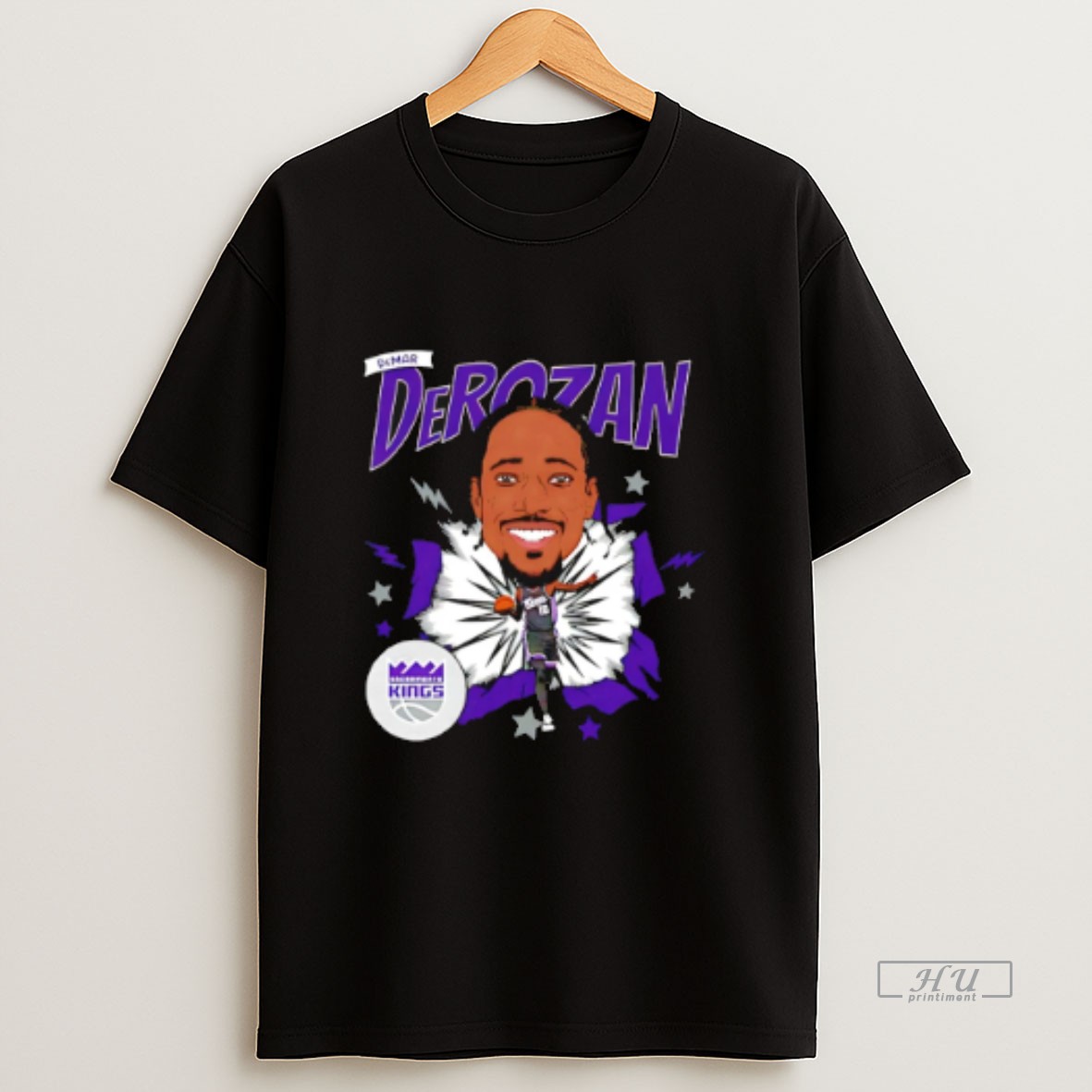 Officials Demar Derozan Sacramento Kings Caricature Sweatshirt Tee