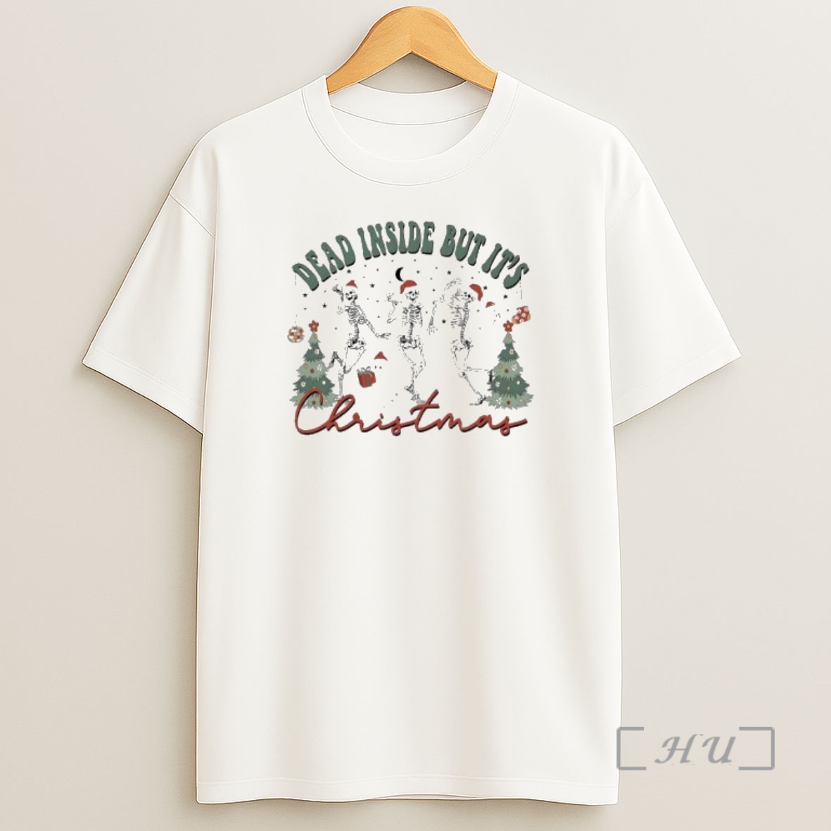 Officials Dead Inside But Its Christmas Skeletons Premium Shirt Sweatshirt Tee