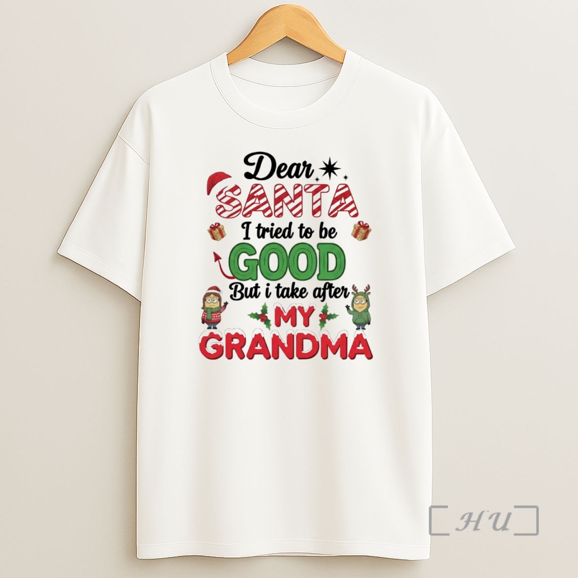 Officials Dear Santa I Tried To Be Good But I Take After My Grandma Christmas Premium Shirt Sweatshirt Tee
