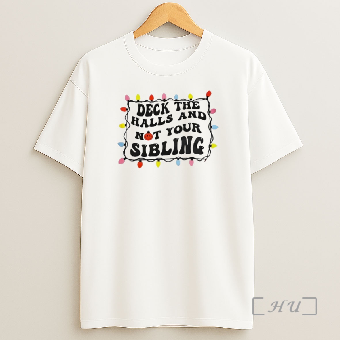 Officials Deck The Halls And Not Your Sibling Christmas Light Premium Shirt Sweatshirt Tee