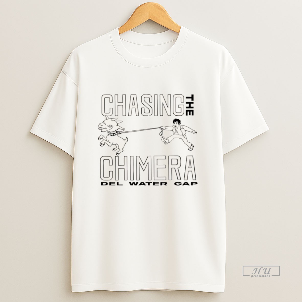 Officials Del Water Gap Goat Chasing The Chimera Christmas Sweatshirt Tee