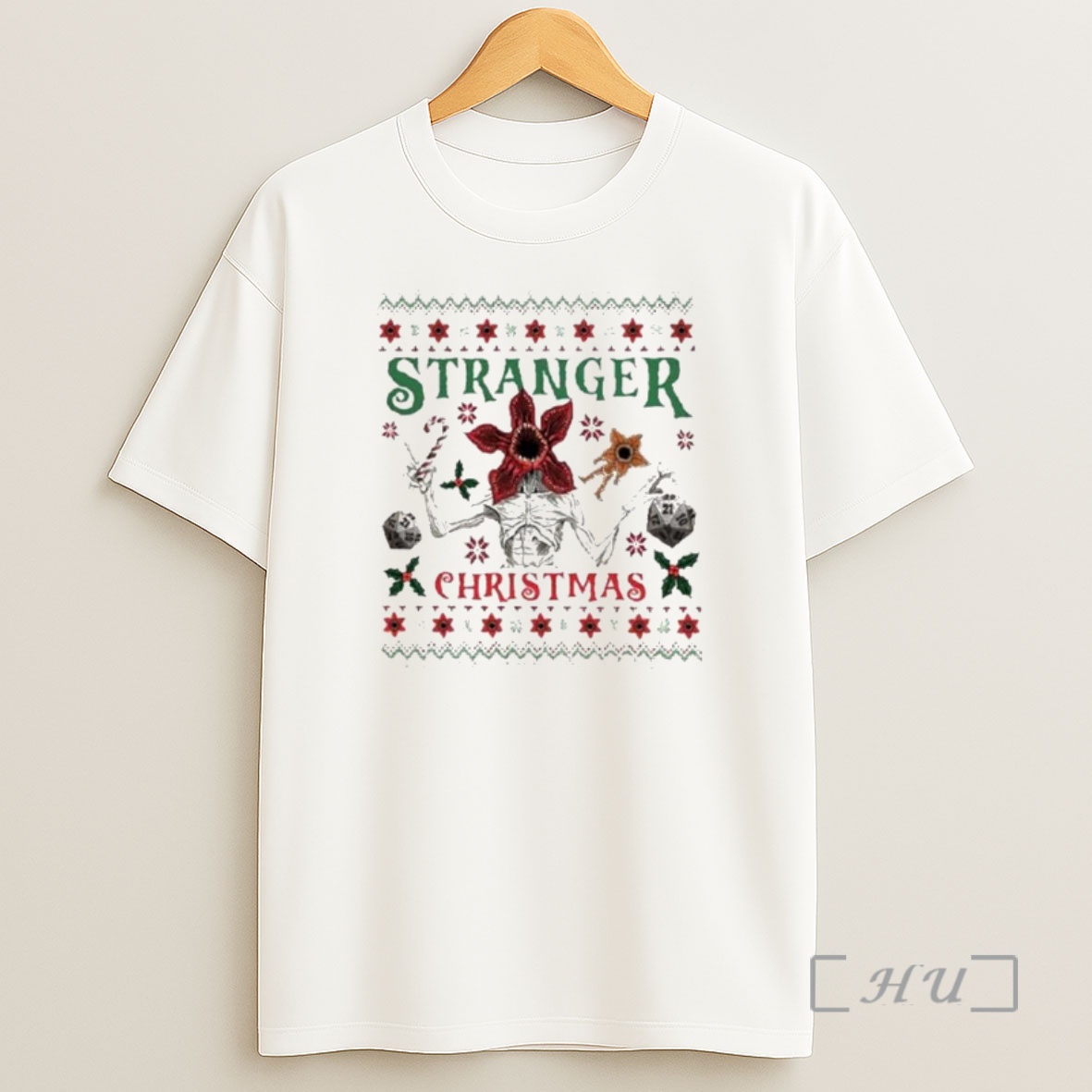 Officials Demogorgon Stranger Things Ugly Christmas Ornaments Premium Shirt Sweatshirt Tee