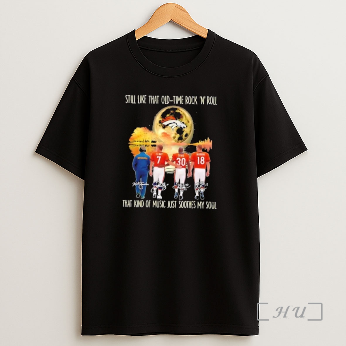 Officials Denver Broncos Elway And Legends Still Like That Old Tome Rock N Roll That Kind Of Music Just Soothes My Soul Premium Shirt Sweatshirt Tee