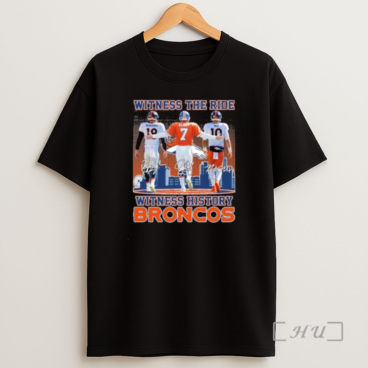 Officials Denver Broncos Witness The Ride Witness History Premium Shirt Sweatshirt Tee