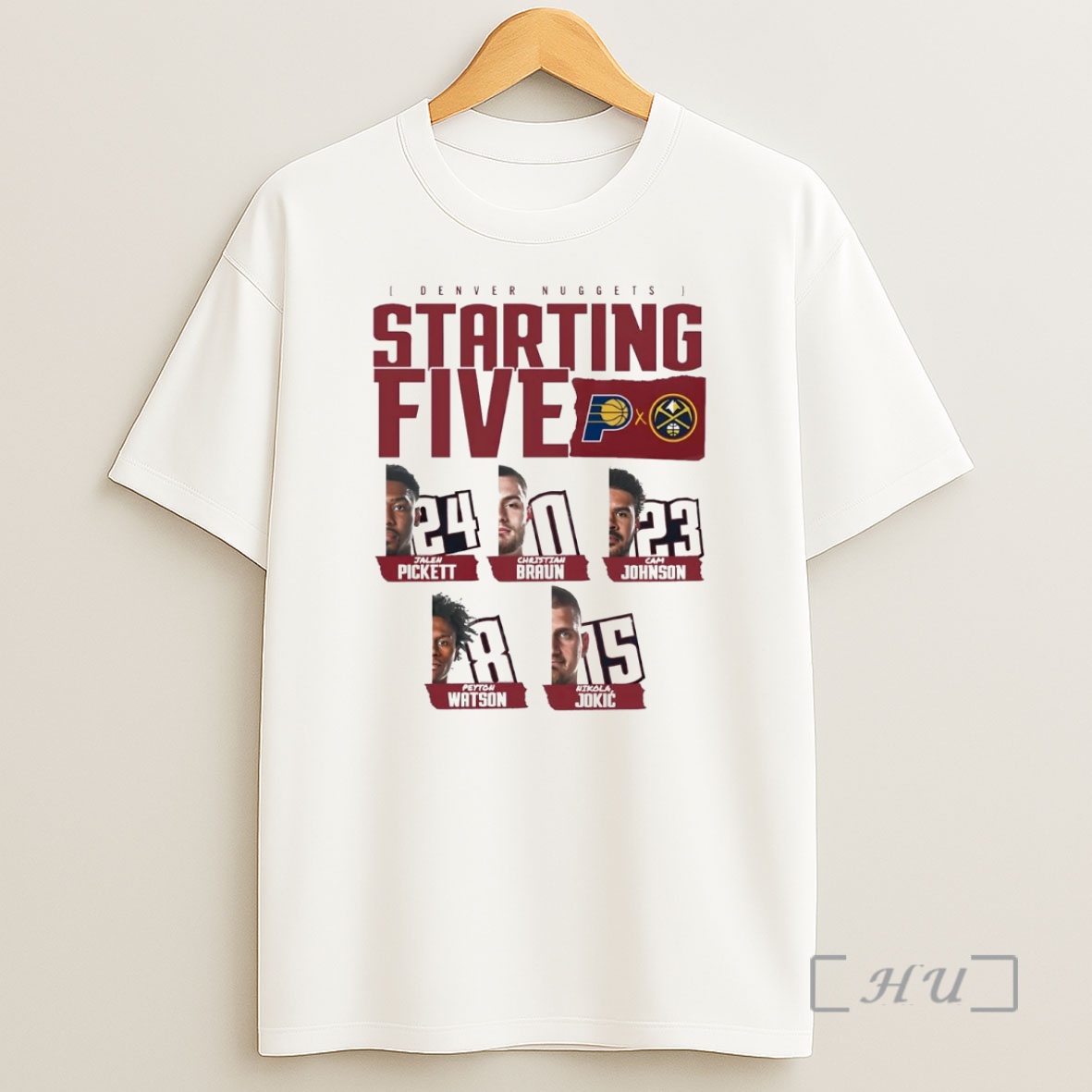 Officials Denver Nuggets Starting Five 2025 Premium Shirt Sweatshirt Tee