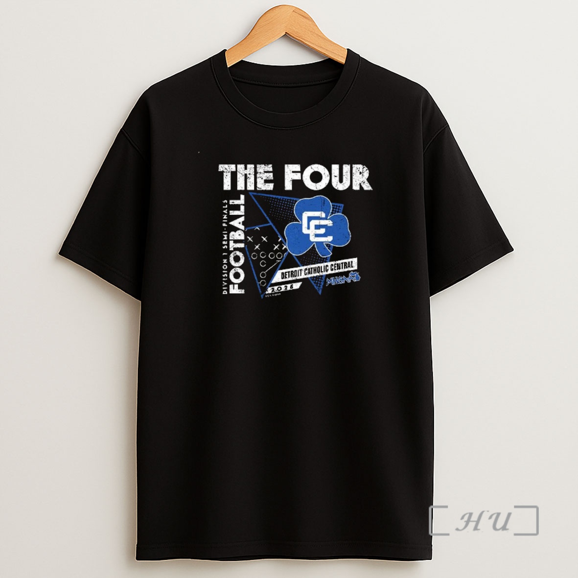 Officials Detroit Catholic Central 2025 Mhsaa Football Division 1 The Four Premium Shirt Sweatshirt Tee