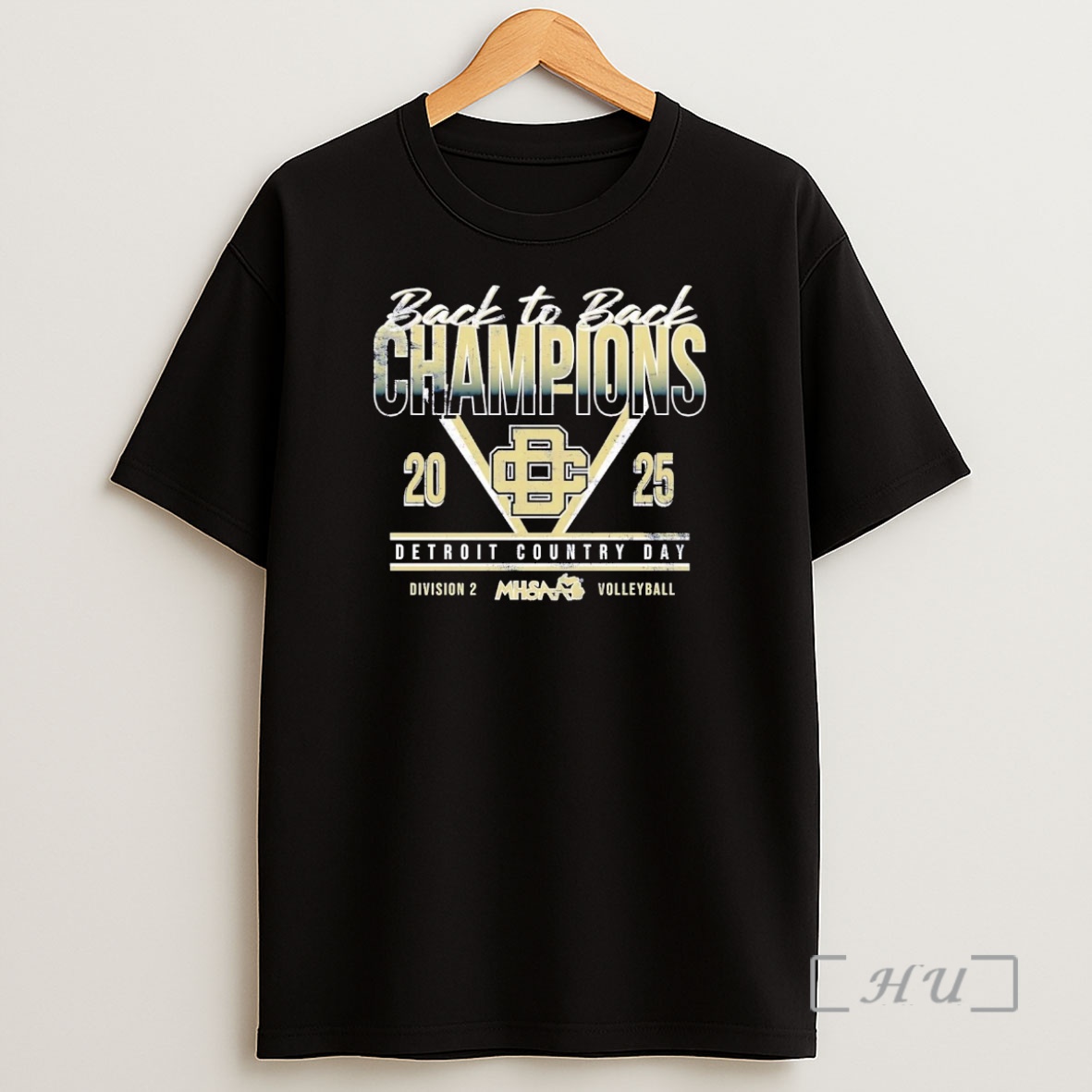 Officials Detroit Country Day 2025 Back To Back Champions Mhsaa D2 Volleyball Premium Shirt Sweatshirt Tee