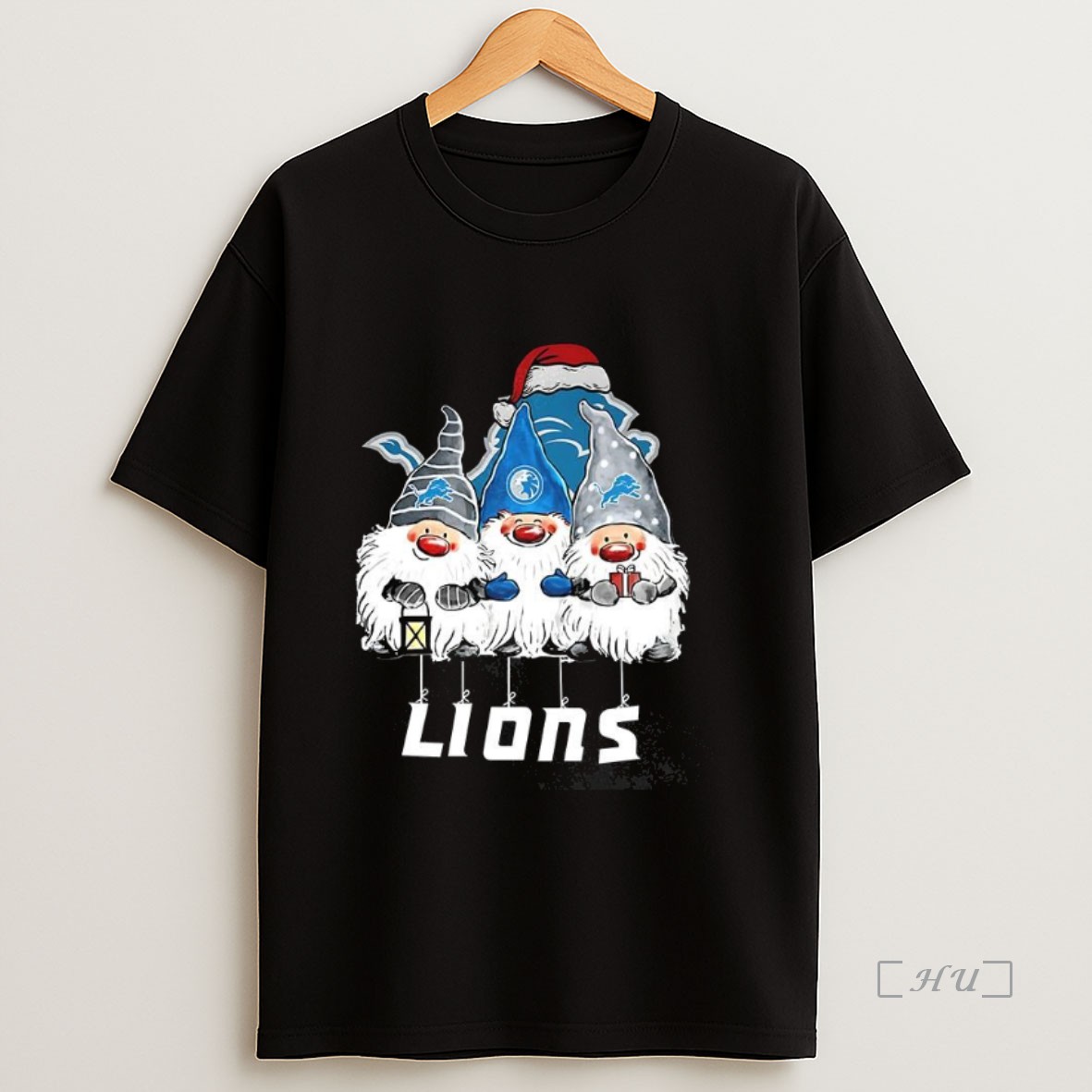 Officials Detroit Lions Football Gnomes Christmas Premium Shirt Sweatshirt Tee