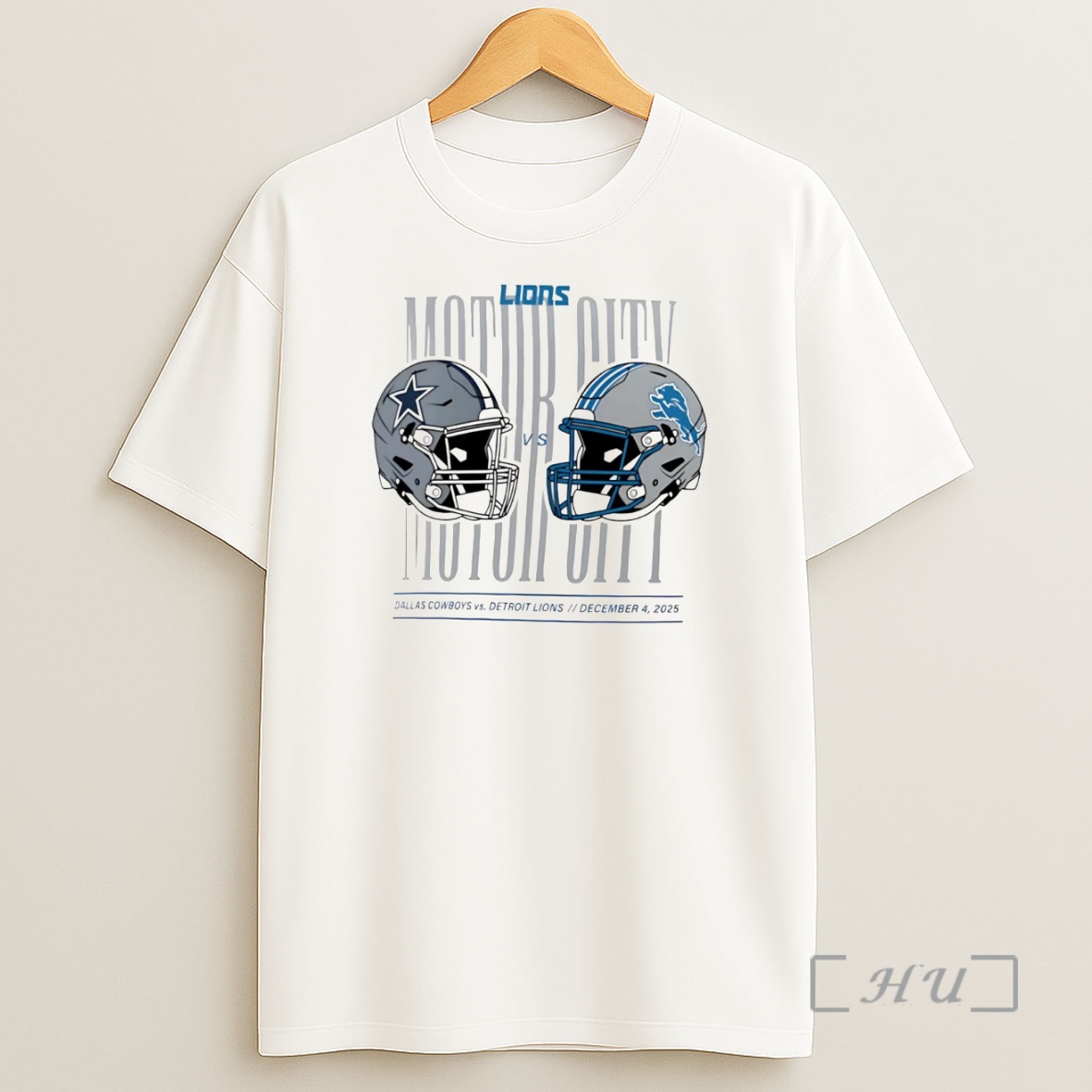 Officials Detroit Lions Vs Dallas Cowboys Helmet Matchup Motor City Premium Shirt Sweatshirt Tee