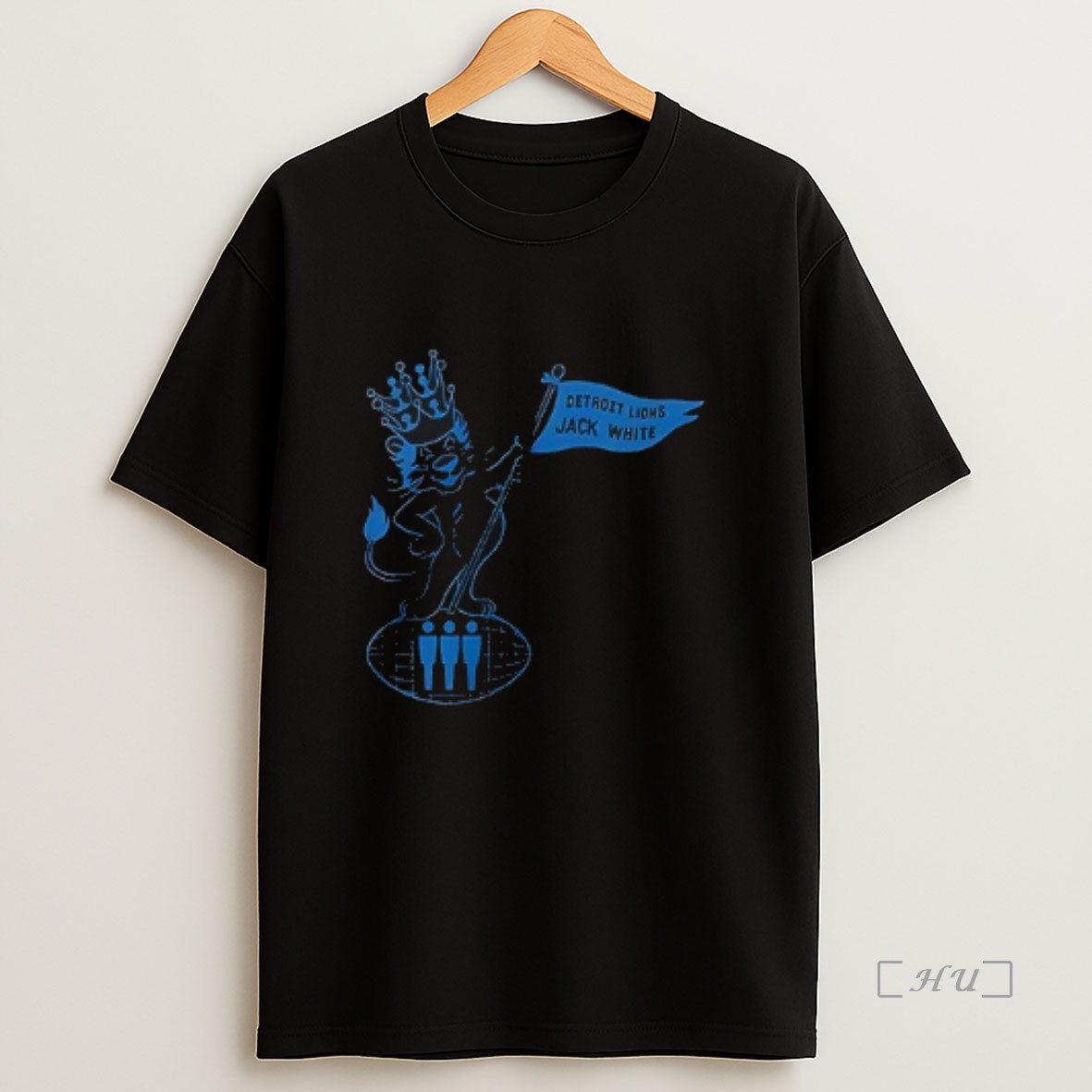 Officials Detroit Lions X Jack White Iii Halftime Mascot Double Sided Graphic Premium Shirt Sweatshirt Tee