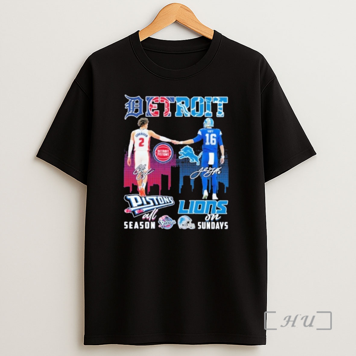 Officials Detroit Pistons All Season Lions On Sundays Premium Shirt Sweatshirt Tee