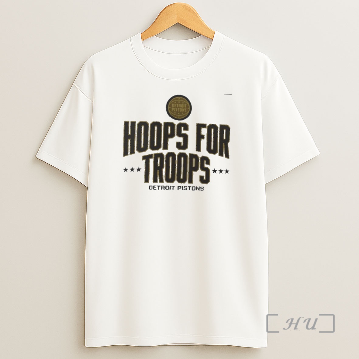 Officials Detroit Pistons Nba Hoops For Troops Premium Shirt Sweatshirt Tee