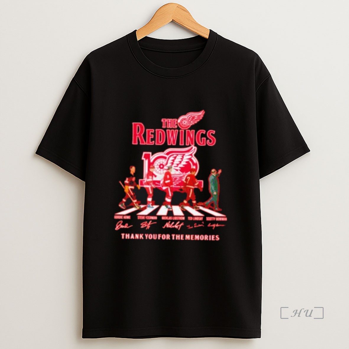 Officials Detroit Red Wings 100th Thank You For The Memories Premium Shirt Sweatshirt Tee
