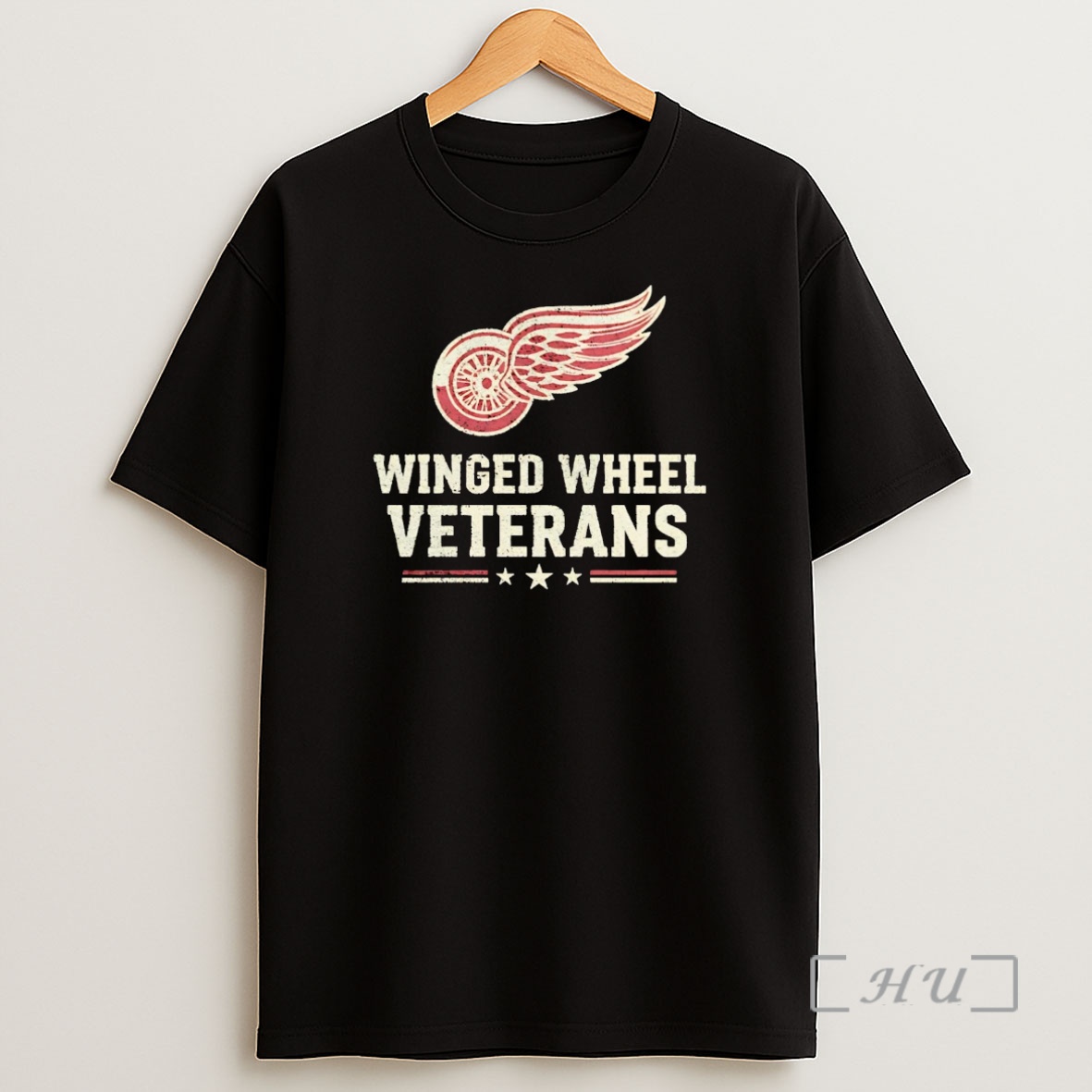 Officials Detroit Red Wings Winged Wheel Veterans Premium Shirt Sweatshirt Tee