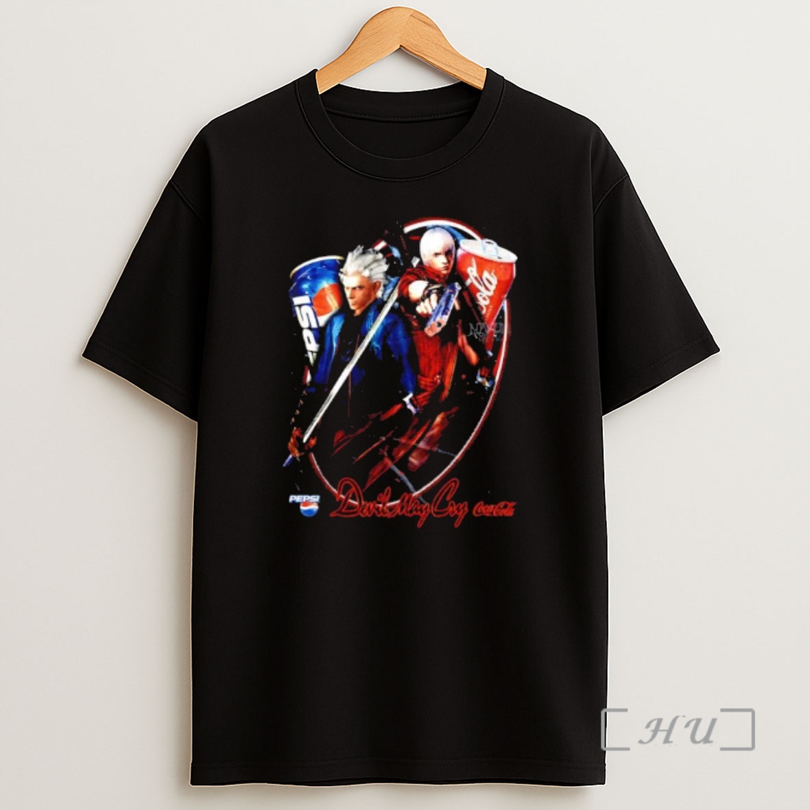 Officials Devil May Cry Pepsi And Coca Cola Graphic Premium Shirt Sweatshirt Tee