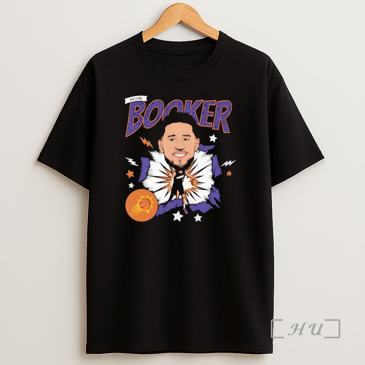 Officials Devin Booker Caricature Phoenix Suns Premium Shirt Sweatshirt Tee
