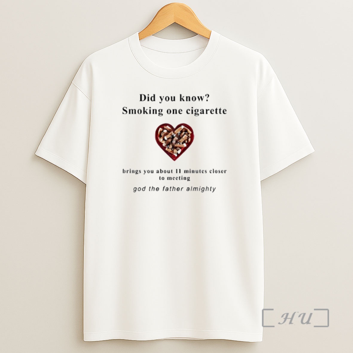 Officials Did You Know Smoking One Cigarette Brings You About 11 Minutes Closer To Meeting God The Father Almighty Premium Shirt Sweatshirt Tee
