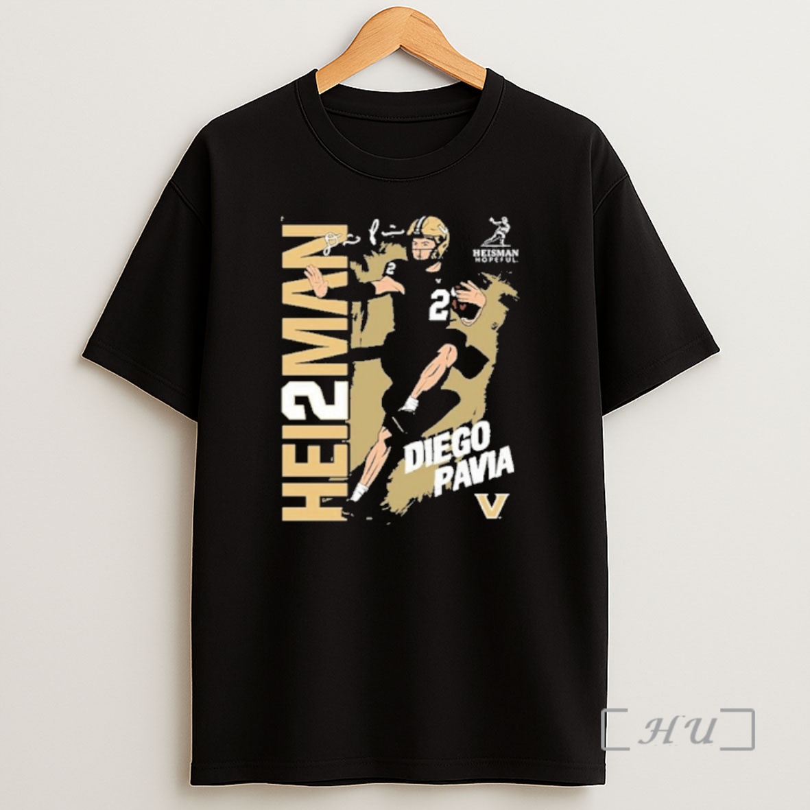 Officials Diego Pavia Vanderbilt Commodores Heisman Stance Premium Shirt Sweatshirt Tee