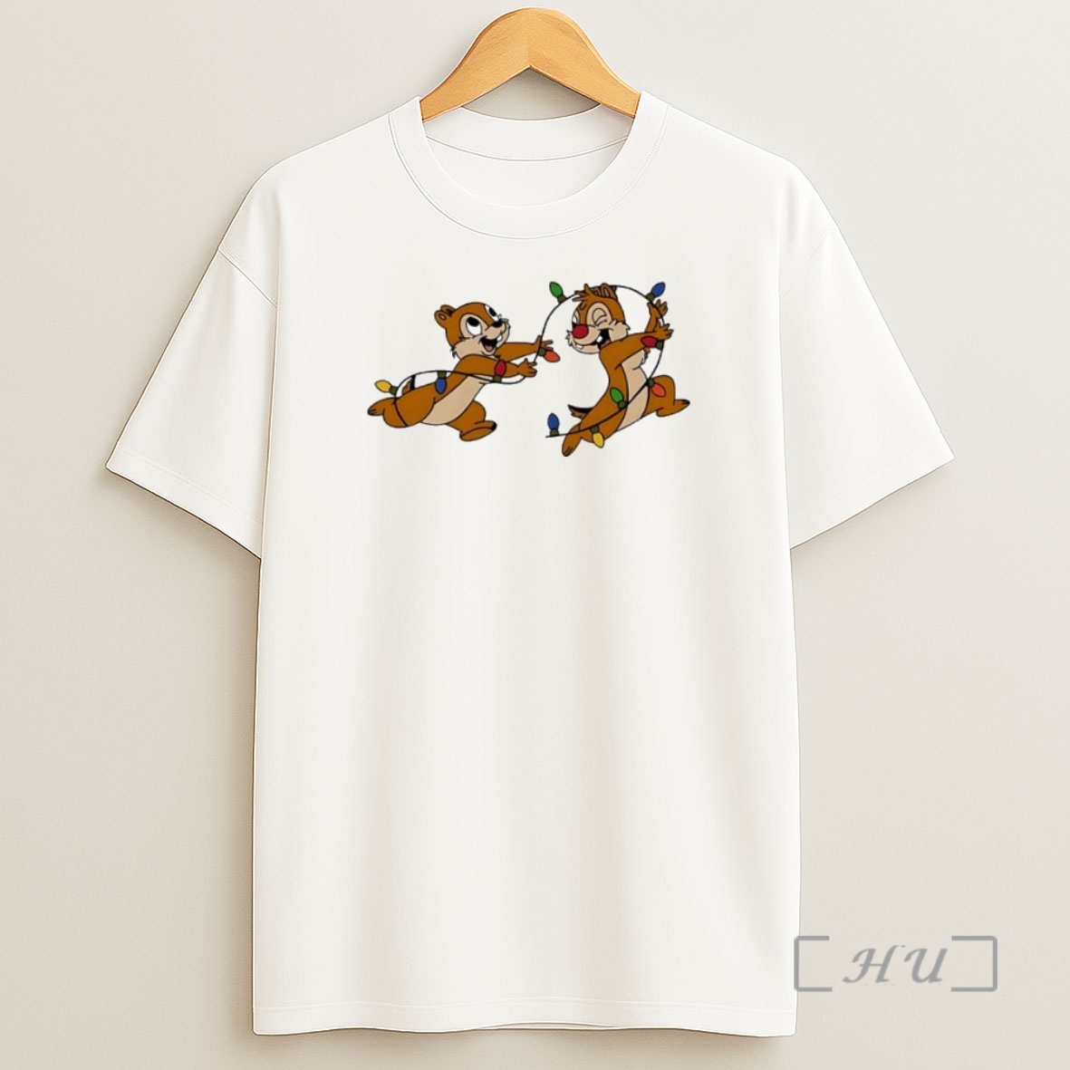 Officials Disney Chip And Dale Chipmunk Christmas Lights Funny Premium Shirt Sweatshirt Tee