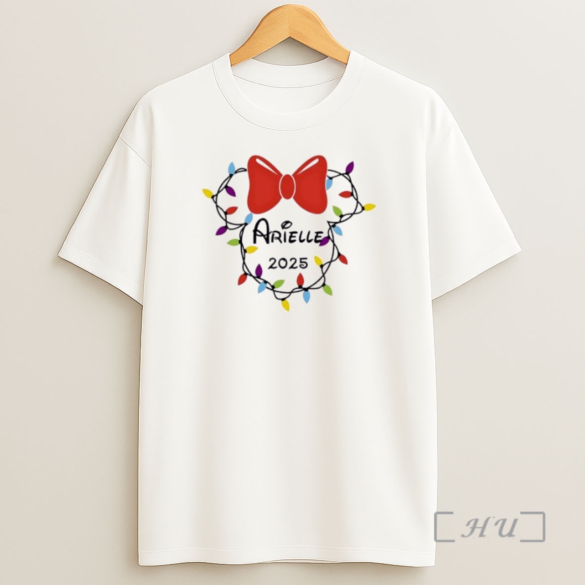 Officials Disney Christmas Lights Minnie Xmas Lights 2025 Personalized Ornaments White Premium Shirt Sweatshirt Tee