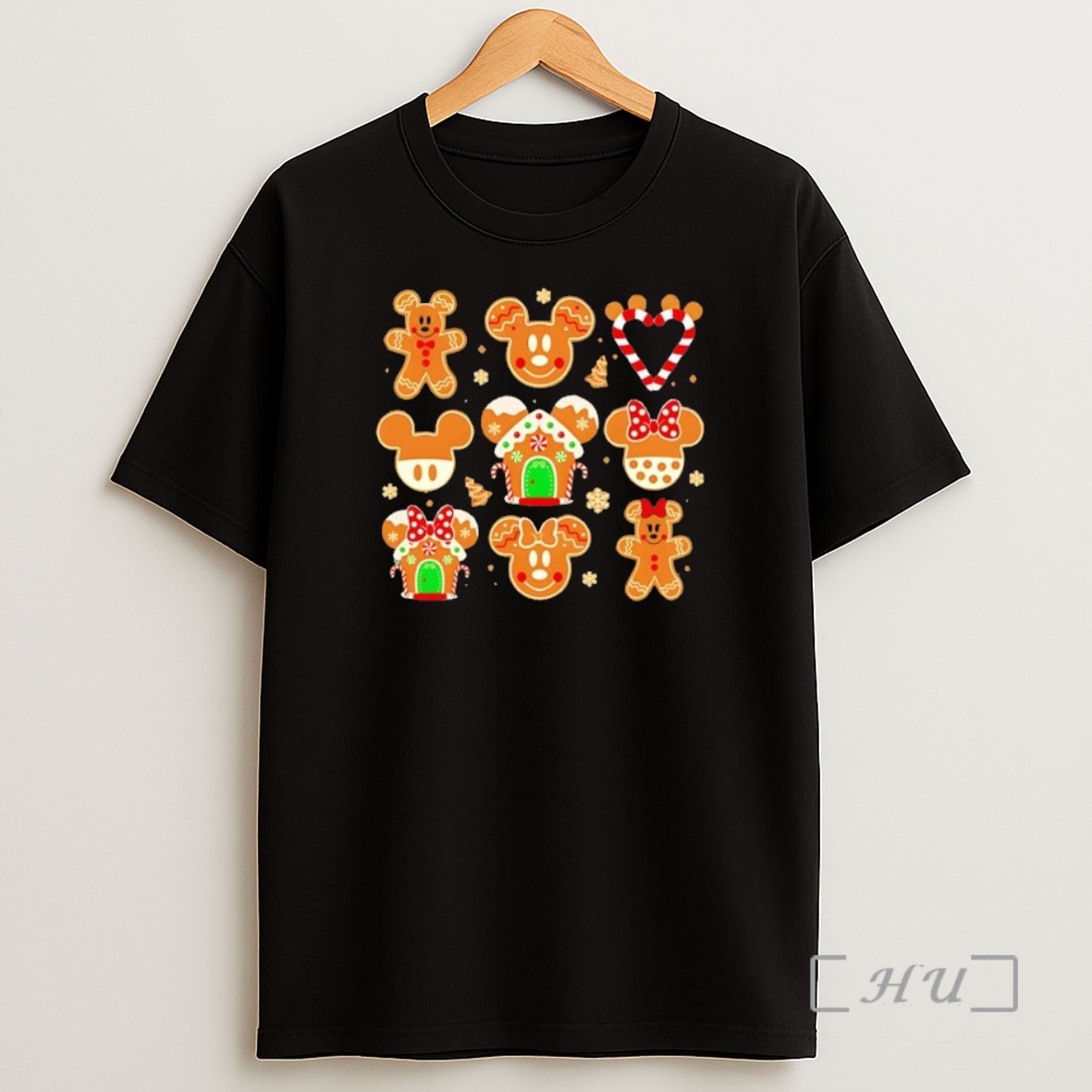 Officials Disney Gingerbread Cream Christmas Cute Black Premium Shirt Sweatshirt Tee