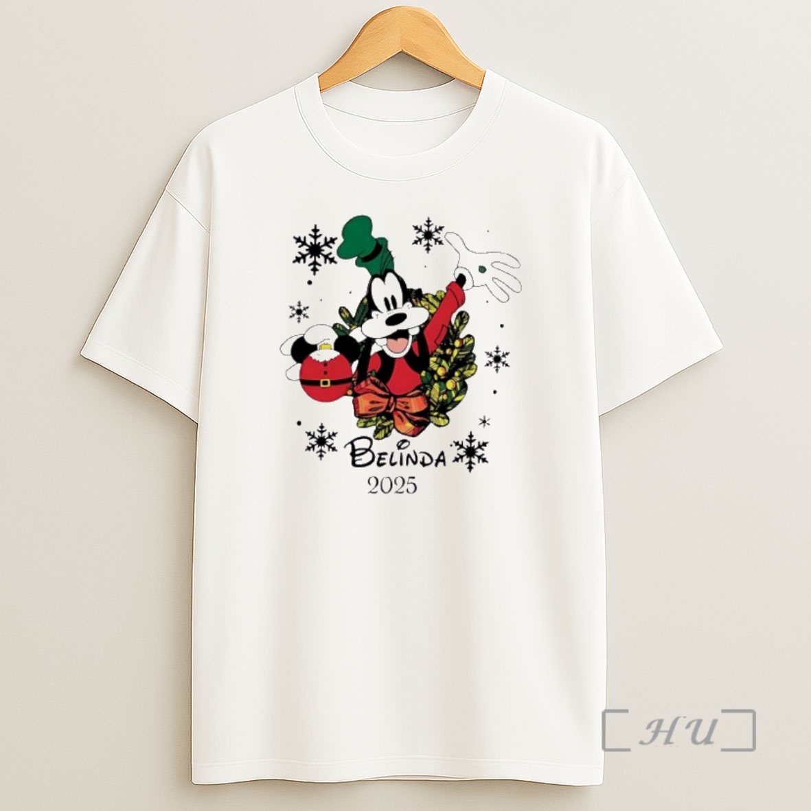 Officials Disney Goffy Christmas 2025 Personalized Ornaments White Premium Shirt Sweatshirt Tee