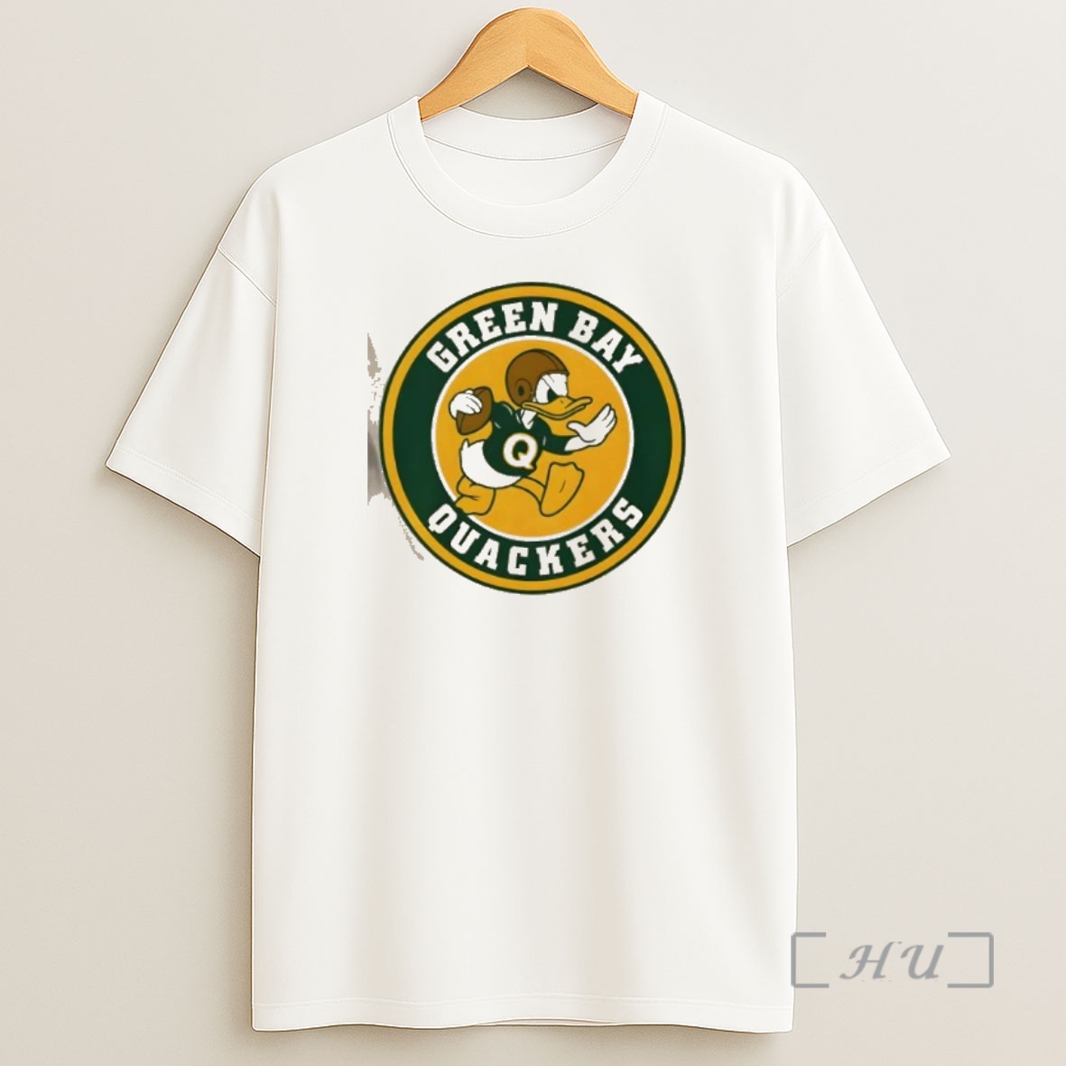 Officials Disney Green Bay Quackers Pro Football Spoof Premium Shirt Sweatshirt Tee