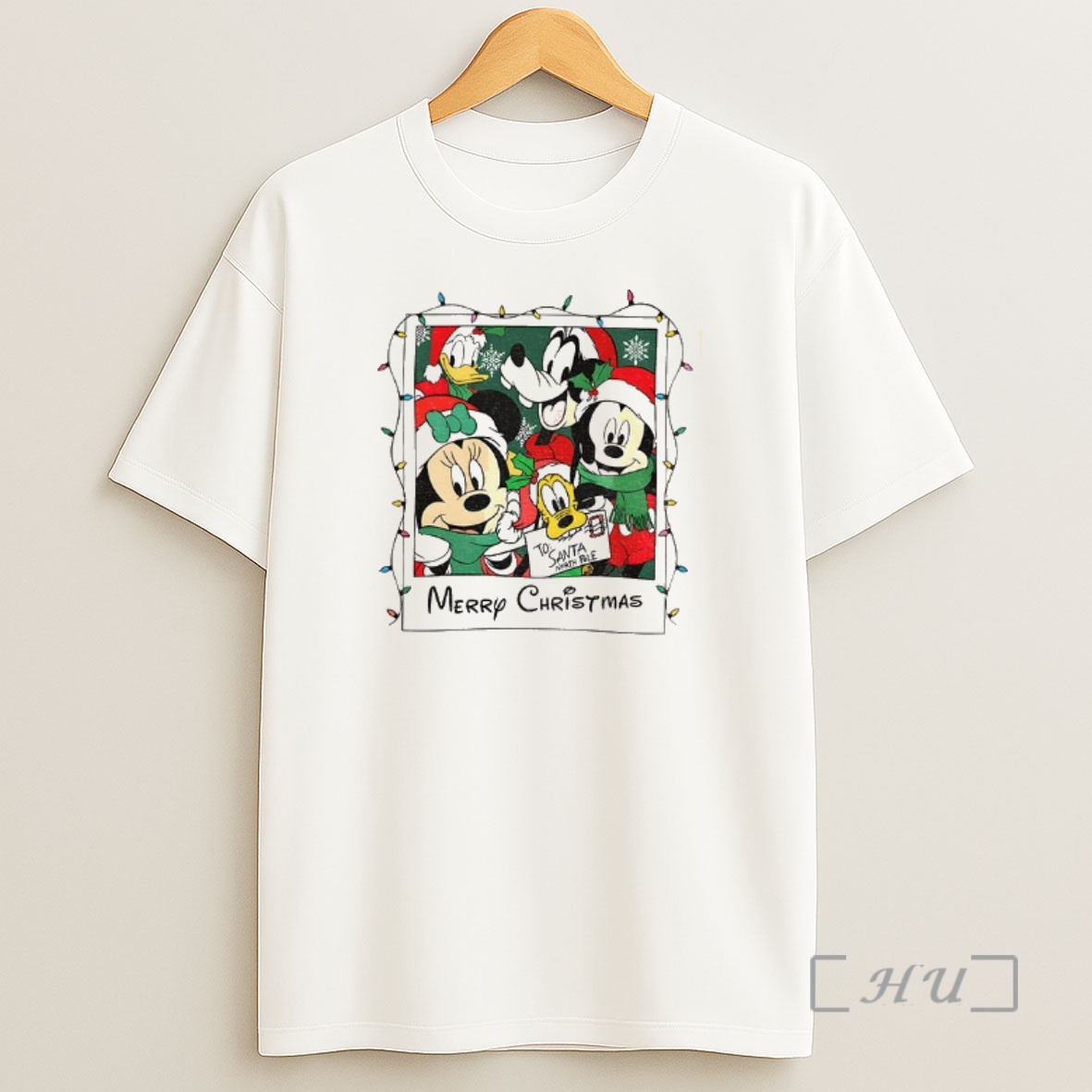 Officials Disney Mickey And Friends To Santa North Pole Merry Christmas Premium Shirt Sweatshirt Tee