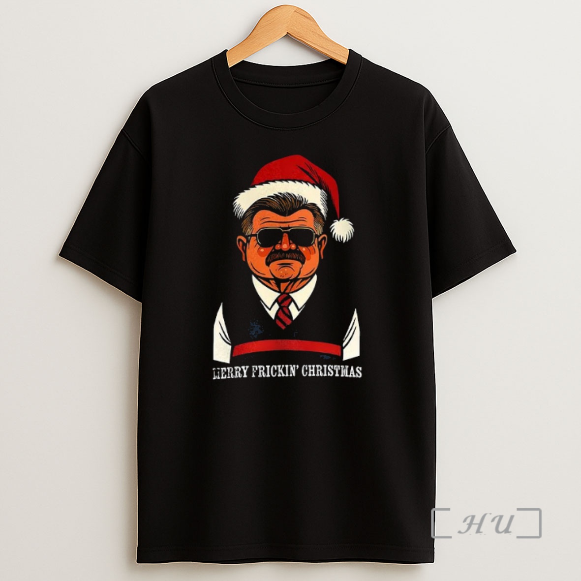 Officials Ditka Claus Chicago Bears Merry Frickin Christmas Funny Premium Shirt Sweatshirt Tee