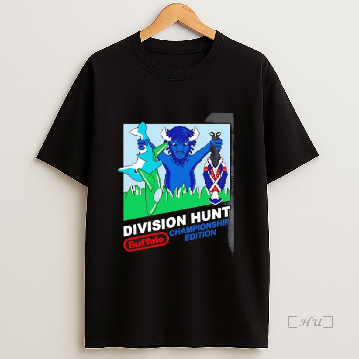 Officials Division Hunt Buffalo Championship Edition Black Premium Shirt Sweatshirt Tee