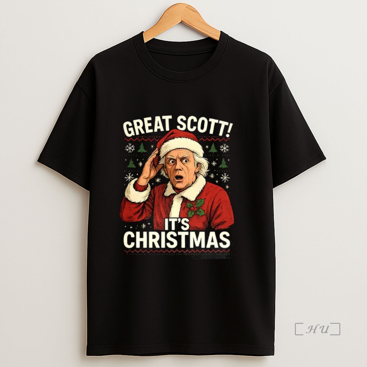 Officials Doc Back To The Future Great Scott Its Christmas Premium Shirt Sweatshirt Tee